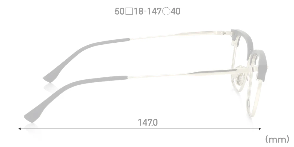 Multi Size Metal - Browline U019 Medium 97