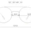Titanium Minimal Slim Double Bridge 107 297